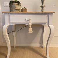 Consolle shabby chic con cassetto