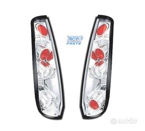 FANALI FORD FIESTA 02-05 FONDO CROMATO