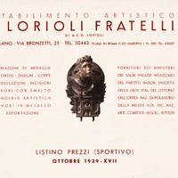 Rarissimo depliant/catalogo originale del 1939