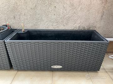 4 fioriere Lechuza cottage granito 50cm