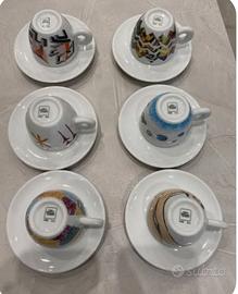 ILLY collection 1992 6 tazzine + 6 piattini