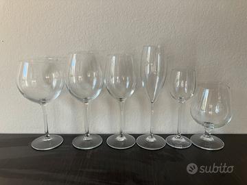 Set bicchieri da vino 36 pezzi