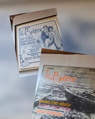 La Bohéme di Puccini cofanetto di 2 LP del 1973