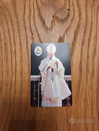 scheda telefonica rara papa nuova