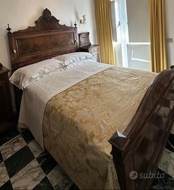 antico letto di noce