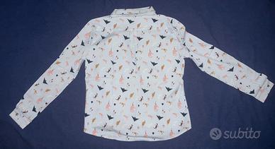 Camicia Donna a Fantasia Dinosauri marca LAZZARI