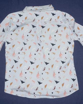 Camicia Donna a Fantasia Dinosauri marca LAZZARI