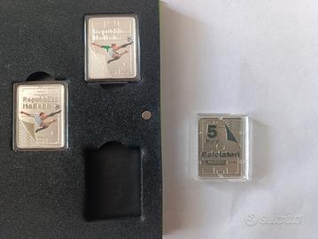 monete serie eccellenze italiane Panini