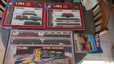 trenino elettrico LIMA locomotiva set completo 