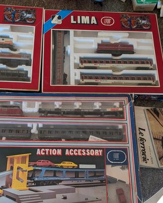 trenino elettrico LIMA locomotiva set completo 