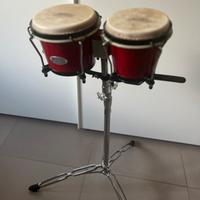 TOCA 2100 Rio Red Bongos in legno 6+7" + supporto