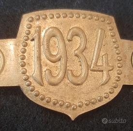 Bollo Moto 1934 rarissimo