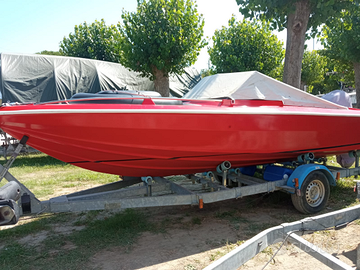 Motoscafo 6 m Gigala e Bertinetti + Carrello - Mot
