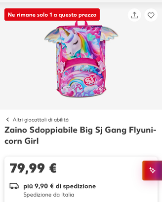 Zaino SJ unicorno