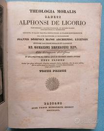 THEOLOGIA MORALIS SANCTI ALPHONSI DE LIGORIO 1835
