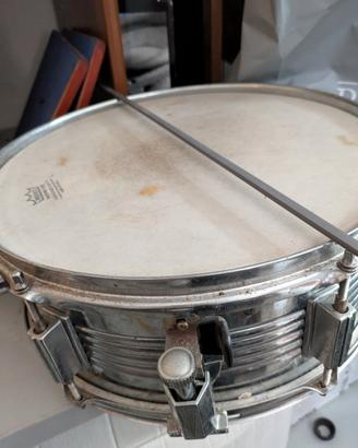 Rullante batteria con pelle Remo + supporto