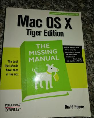 MAC OS X Tiger Edition The Missing Manual series