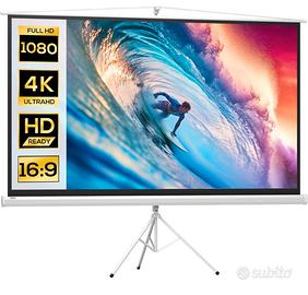 Telo Proiettore da 100 Pollici 4K HD Formato 16:9
