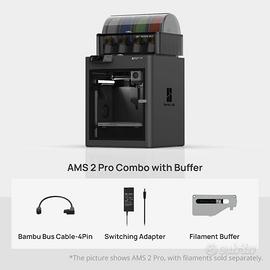 Bambu Lab P1S + AMS 2 Pro Combo – Nuova Sigillata
