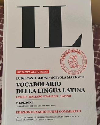 Vocabolario  latino