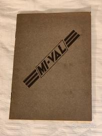 Libretto istruzioni moto veicolo MI-VAL