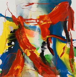 De Lutti Pierluigi olio su tela 100 x 100 cm