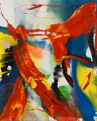 De Lutti Pierluigi olio su tela 100 x 100 cm