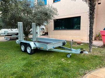 Rimorchio trasporto macchine operatrici