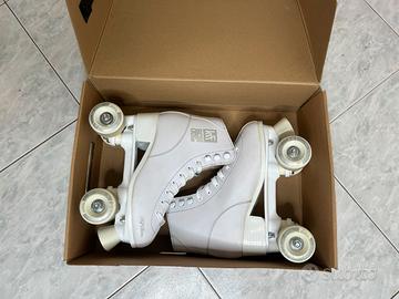 KRF School PPH Pattini a rotelle artistico bianco