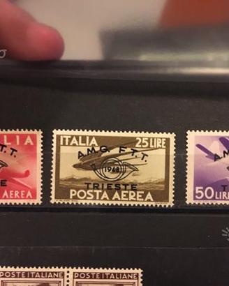 Trieste A amg-ftt posta aerea 1948 nuovi