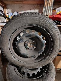 cerchi 14 ferro fiat panda  4 viti