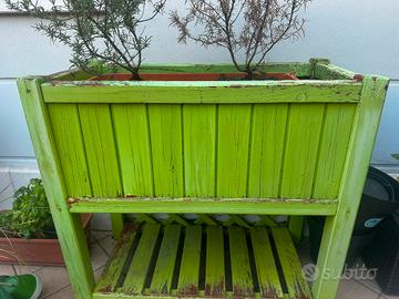 Fioriere in legno