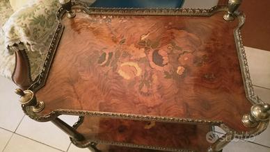 mobile etagere intarsiato 