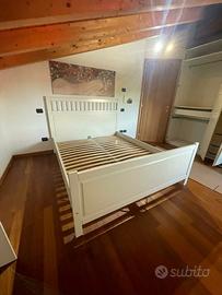 LETTO ALLA FRANCESE HEMNES BIANCO IKEA