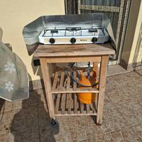 Carello +fornelli + bombola