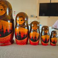 Matriosche dipinte a mano