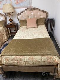 Letto singolo classico in legno - 1 piazza e mezzo