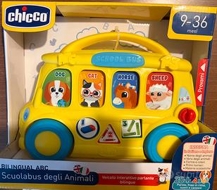 Gioco chicco - scuolabus degli animali bilingue
