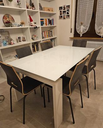 Tavolo da pranzo 150x90 con 6 sedie