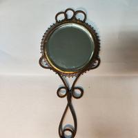 Antico specchio a mano da toilette 1920/30