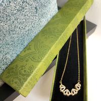 COLLANA QUADRIFOGLIO A CUORI CON MAGNETE