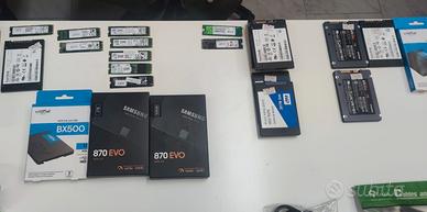 stock ssd nvme nuovi usati 1tb 500gb 256gb