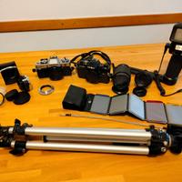 attrezzatura fotografica analogica