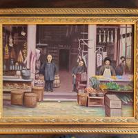 DIPINTO AD OLIO  XIX-XX BENVENUTI  P.  35 X 25