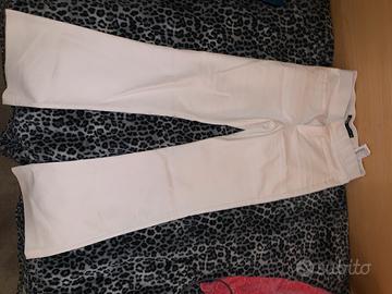 Pantaloni aderenti eleganti Zara - taglia XS bian