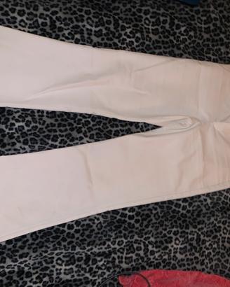 Pantaloni aderenti eleganti Zara - taglia XS bian