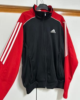 Track jacket Adidas Vintage Nero/Rosso – XS