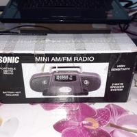 RADIO ANNI 80-90 SONIC MINI AM-FM A BATTERIE