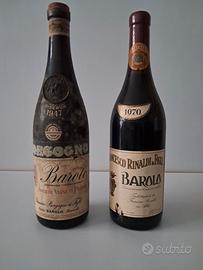 Barolo da collezione. Borgogno 1947-Rinaldi 1970