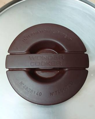 Coppia Coperchi Wonder Cooker Originali in Acciaio